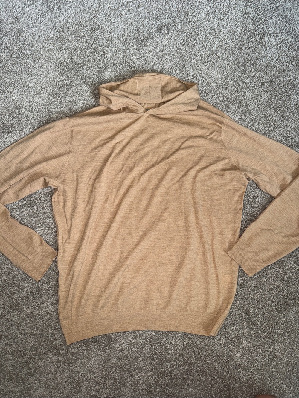Peter Millar Men's Hooded Sweater - Camel/Tan